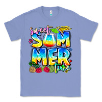 Colony Blue summer time Classic Tee - CowhideDigitalArt