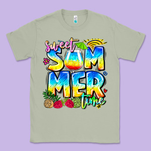 Summer Time Classic Tee Designed By Cowhidedigitalart