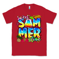Red summer time Classic Tee - CowhideDigitalArt