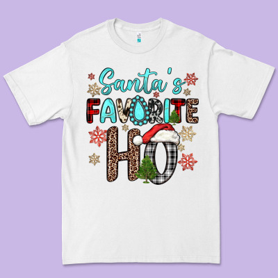 Santa S Favorite Ho Premium Tee Designed By Jahusdesignshop