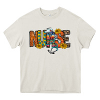Cream nurse western Heavy Core Tee - RacoonDesign