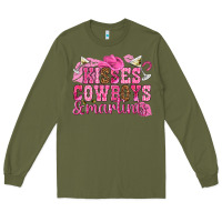 Army Green kisses cowboys martinis Long Sleeve Tee - NancyCooperArtShop