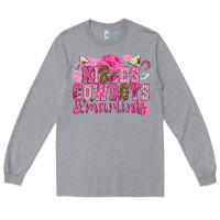 Heather Grey kisses cowboys martinis Long Sleeve Tee - NancyCooperArtShop