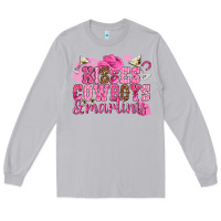 Moon Dust kisses cowboys martinis Long Sleeve Tee - NancyCooperArtShop