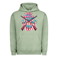 Pigment Oil Green Red white and pew pew pew Urban Hoodie - FaDigitalArtStudio