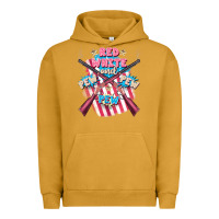 Pigment Peanut Butter Red white and pew pew pew Urban Hoodie - FaDigitalArtStudio