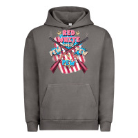 Pigment Tornado Red white and pew pew pew Urban Hoodie - FaDigitalArtStudio