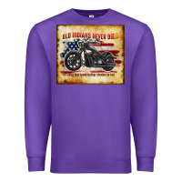 Purple old indians never die Premium Sweatshirt - TumblerDesignByShophia