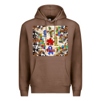 Chestnut faith puzzle ribbon Premium Hoodie - TumblerDesignByShophia