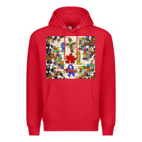 Red faith puzzle ribbon Premium Hoodie - TumblerDesignByShophia
