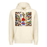 Sandshell faith puzzle ribbon Premium Hoodie - TumblerDesignByShophia