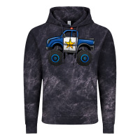 Cloud Black police car monster truck Vintage Hoodie - Jasminsmagicworld
