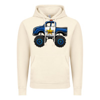 Vintage Artic police car monster truck Vintage Hoodie - Jasminsmagicworld