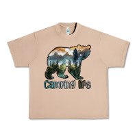 Burro camping bear Urban Heavy Tee - MaliasSmallBusiness