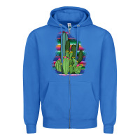 True Royal Western Serape Cactus Zipper Hoodie - Bettercallsaul