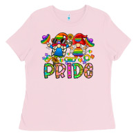 Bubblegum Pink pride Ladies Tee - CowhideDigitalArt