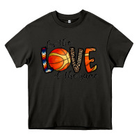 Asphalt for the love of the game basketball Heavy Core Tee - CowhideDigitalArt