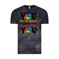 Cloud Black ı would not change you autism Vintage Tee - MaliasSmallBusiness
