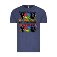 Vintage Denim ı would not change you autism Vintage Tee - MaliasSmallBusiness