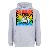 Heather Grey game on summer loading Heavyweight Hoodie - TumblerDesignByShophia