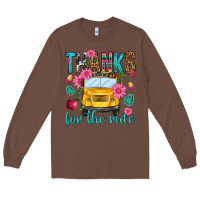 Chestnut thanks for the ride Long Sleeve Tee - NancyCooperArtShop