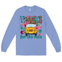 Colony Blue thanks for the ride Long Sleeve Tee - NancyCooperArtShop