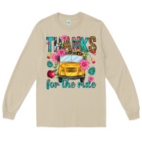 Mushroom thanks for the ride Long Sleeve Tee - NancyCooperArtShop