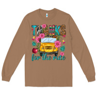 Toasted Coconut thanks for the ride Long Sleeve Tee - NancyCooperArtShop