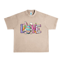 French Oak love easter Urban Heavy Tee - MaliasSmallBusiness