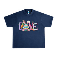 Navy love easter Urban Heavy Tee - MaliasSmallBusiness
