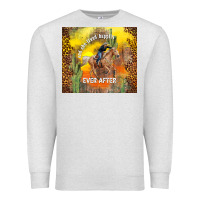 Oatmeal Heather and she lived happily ever after Premium Sweatshirt - TumblerDesignByShophia