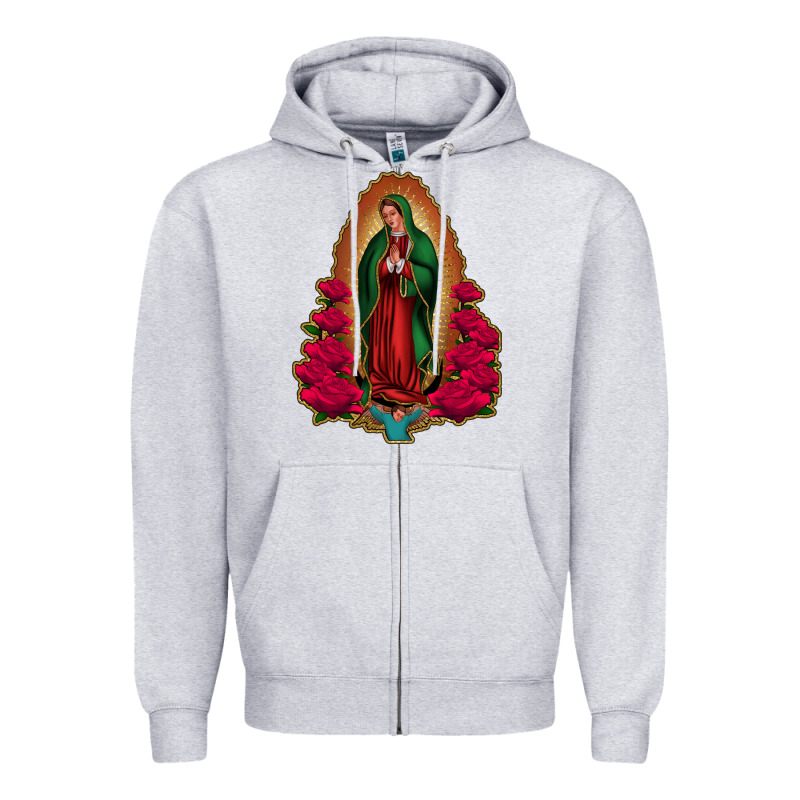 Our Lady Of Guadalupe Zipper Hoodie by Bettercallsaul | Teevron