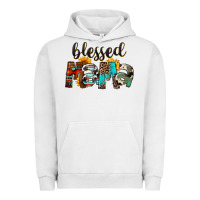 Pigment Lunar Rock Western Blessed Mama Mother's Day Urban Hoodie - FaDigitalArtStudio