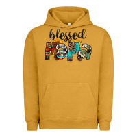 Pigment Peanut Butter Western Blessed Mama Mother's Day Urban Hoodie - FaDigitalArtStudio