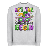 Heather Grey let the shenanigans begin Heavyweight Sweatshirt - MaliasSmallBusiness
