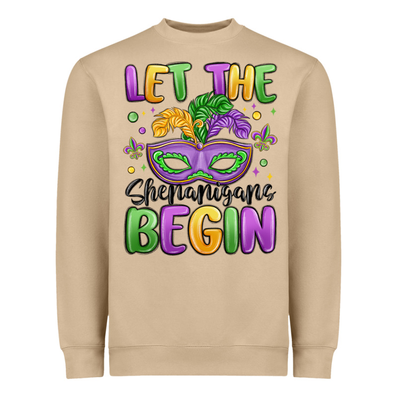 Let The Shenanigans Begin Heavyweight Sweatshirt by MaliasSmallBusiness | Teevron