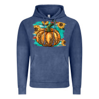 Vintage Denim pumpkin western Vintage Hoodie - BarkalooDesign