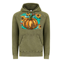 Vintage Olive pumpkin western Vintage Hoodie - BarkalooDesign