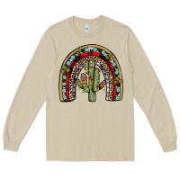Mushroom christmas cactus rainbow Long Sleeve Tee - JahusDesignShop