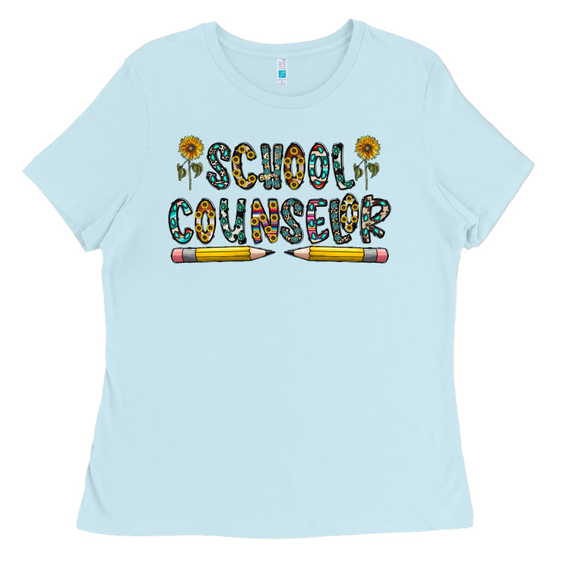 School Counselor Ladies Tee by CowhideDigitalArt | Teevron
