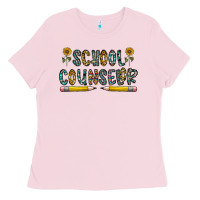 Bubblegum Pink school counselor Ladies Tee - CowhideDigitalArt