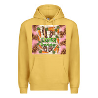 Antique Gold easter bunny with carrots Premium Hoodie - TumblerDesignByShophia