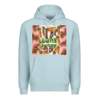 Blue Mist easter bunny with carrots Premium Hoodie - TumblerDesignByShophia