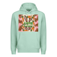 Seafoam easter bunny with carrots Premium Hoodie - TumblerDesignByShophia
