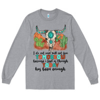 Heather Grey i do not and will not fear tomorrow Long Sleeve Tee - MaliasSmallBusiness