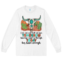 White i do not and will not fear tomorrow Long Sleeve Tee - MaliasSmallBusiness