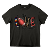 Asphalt for the love of the game football Heavy Core Tee - CowhideDigitalArt