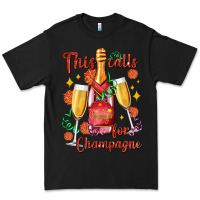 Black this calls for champagne Premium Tee - AdoDesignShop