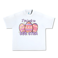 White i'm just so egg stra Urban Heavy Tee - MaliasSmallBusiness