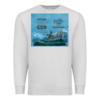Dove Grey nothing is impossible with cross Premium Sweatshirt - TumblerDesignByShophia